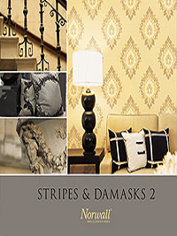 Wallpapers by Stripes & Damasks 2 Book