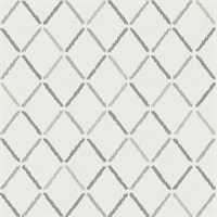 Allotrope Grey Linen Geometric