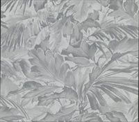 Boyce Grey Botanical Wallpaper