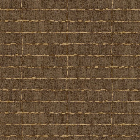 Batna Brown Brick Wallpaper