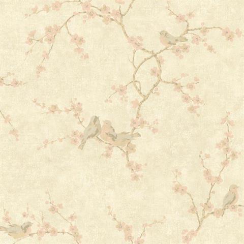 Birds W/Blossoms