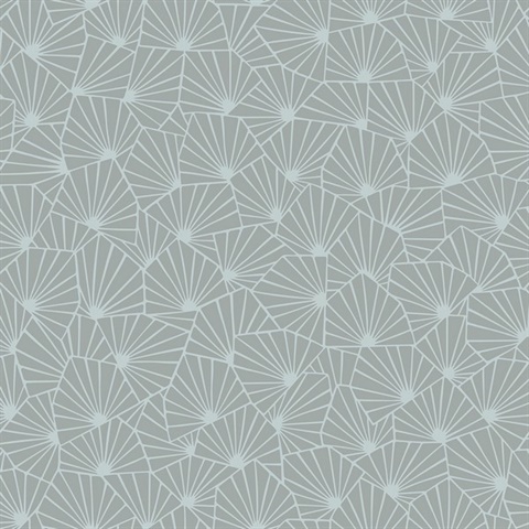 Blomma Sage Geometric Wallpaper