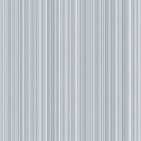 Blue Stria Stripe Wallpaper