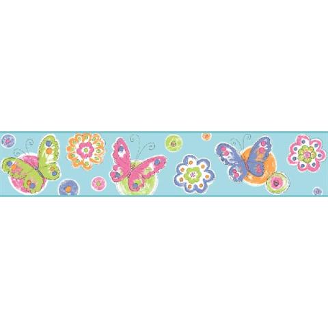 Butterfly Circle Border