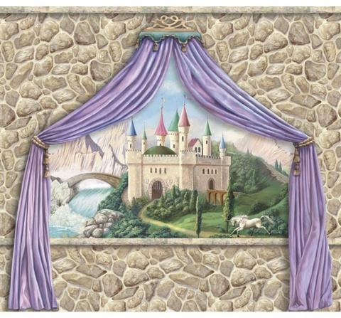 Castle Canopy Value Mural
