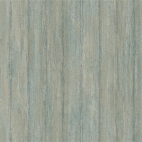 Chatham Teal Driftwood Panel Wallpaper