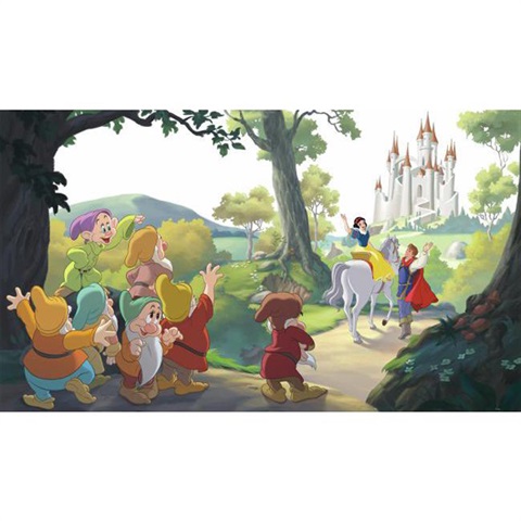 Disney Snow White Happily Ever After Pre-Pasted Mural