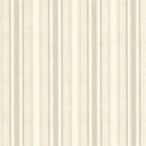 Ellsworth Grey Sunny Stripe Wallpaper