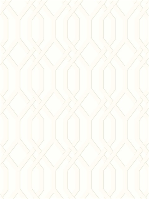 Ashford House Garden Pergola Wallpaper - White