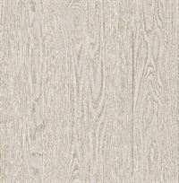 Groton Dove Wood Plank Wallpaper