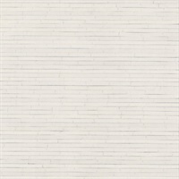Handcrafted Shimmering Paper White Wallpaper
