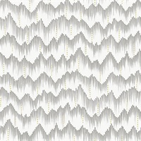 Holmby Grey Brushstroke Zigzag Wallpaper by Scott Living