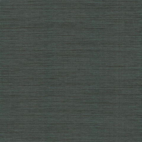 Horizon Paperweave Green Wallpaper