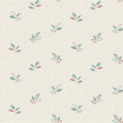 Beverly Red Floral Wallpaper