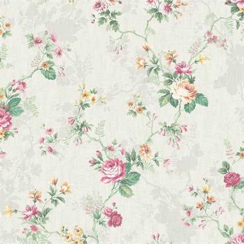 Lucina Floral Wallpaper