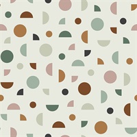 Marilee Multicolor Circles Wallpaper