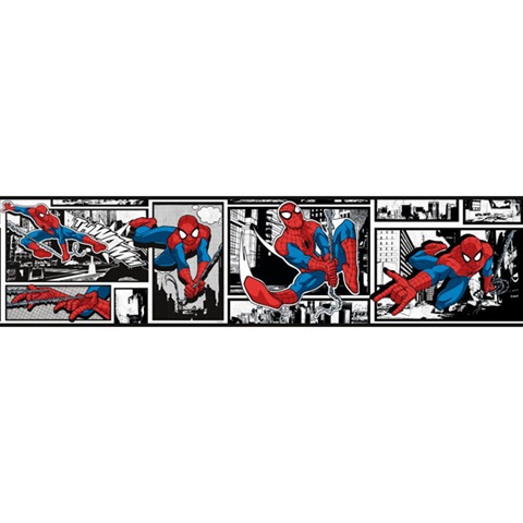 Marvel Ultimate Spiderman Comic Border