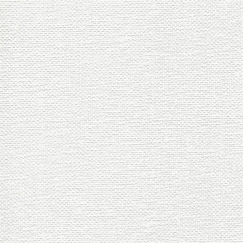 Minehan White Knit Texture Woven Paintable Wallpaper