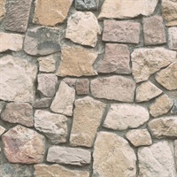 Morris Neutral Natural Stone Wallpaper