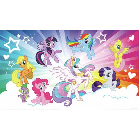 My Little Pony Cloud Burst Pre-Pasted Mural