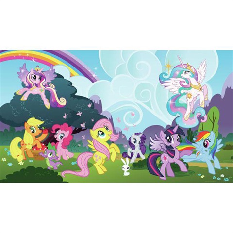 My Little Pony Ponyville Pre-Pasted Mural