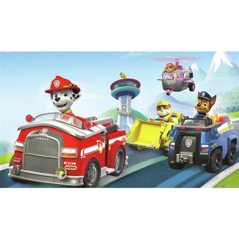 Paw Patrol Friends Pre-Pasted Mural