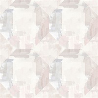 Perrin Lavender Gem Geometric Wallpaper