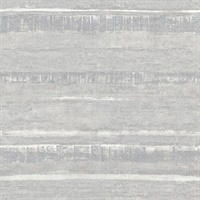 Rakasa Silver Distressed Stripe Wallpaper