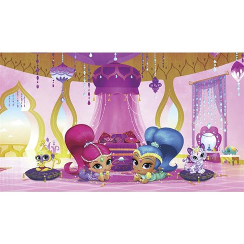 Shimmer and Shine Genie Palace Pre-Pasted Mural