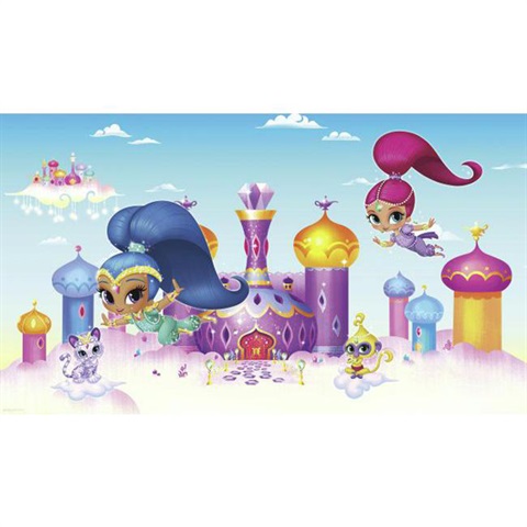 Shimmer and Shine Pre-Pasted Mural