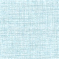 Tuckernuck Aqua Linen Wallpaper