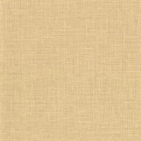 Upton Wheat Faux Linen Wallpaper