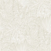 Vita Off-White Botanical Wallpaper