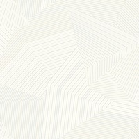 White Dotted Maze Wallpaper