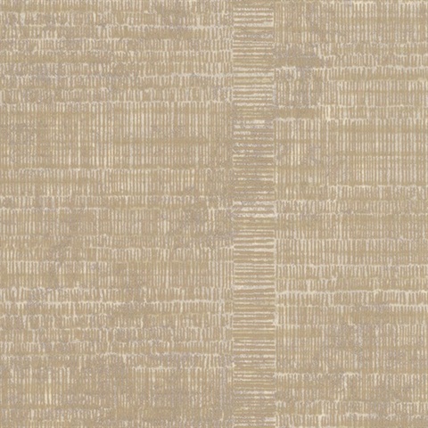 Woven Stripe Wallpaper - Taupe