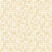 Yellow Textured Tiles Wallpaper