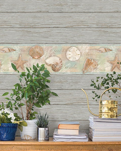 Rehoboth Grey Distressed Wood Wallpaper