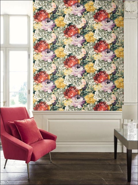 ON40607 Floral Wallpaper