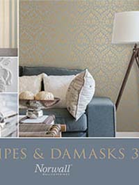 Wallpapers by Stripes & Damasks 3 Book