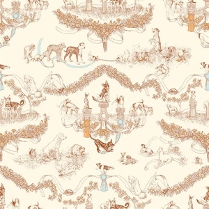 P&S Toile Wallpaper