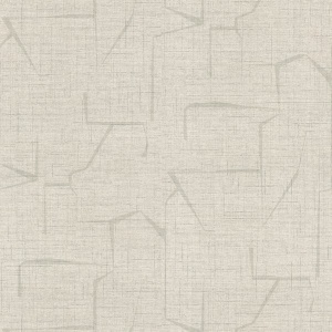 54" Wide Lyle Light Grey Abstract Geometric Wallpaper