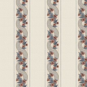 Abbey's Garland Black & White Wallpaper