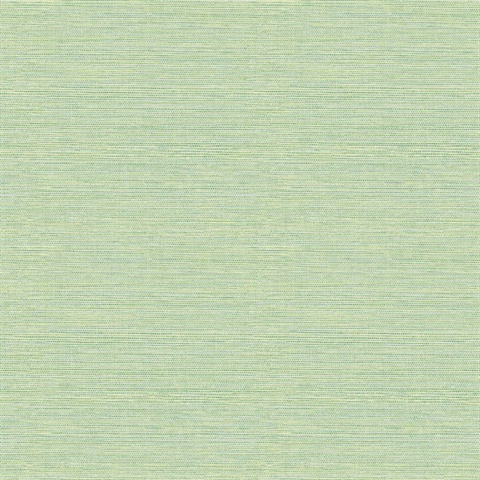 Agave Green Faux Grasscloth Wallpaper