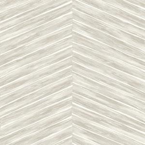 Aldie Off-White Chevron Weave Wallpaper