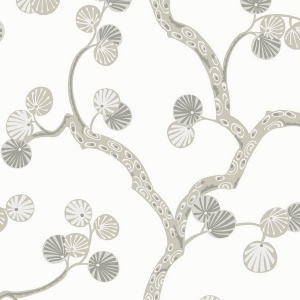 Allegra Branches Jet Black & Metallic Gold Wallpaper