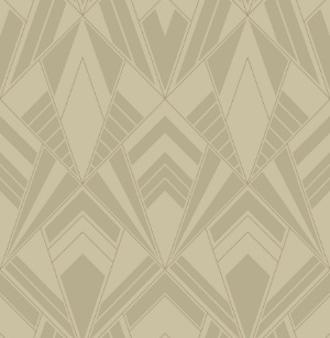 Allenby Biscuit Flocked Wallpaper