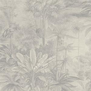 Anamudi Silver Tropical Canopy Wallpaper