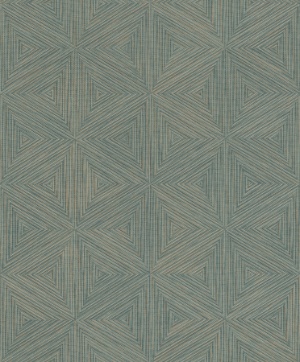 Anara Grey Geo Faux Grasscloth Wallpaper
