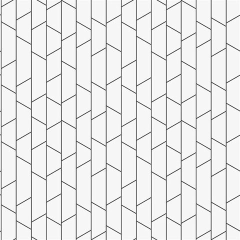 Angle White Geometric Wallpaper