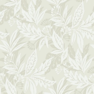 Anita Teal Woodland Floral Wallpaper